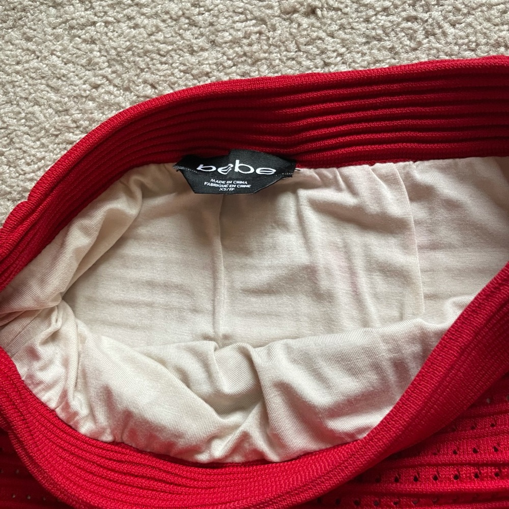 BEBE Knit Skirt and Top Set - Picture 2 of 6